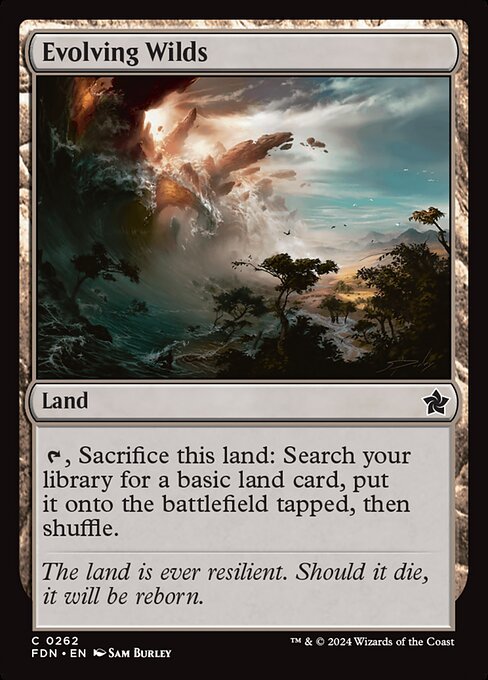 Evolving Wilds Foil (FDN) #262