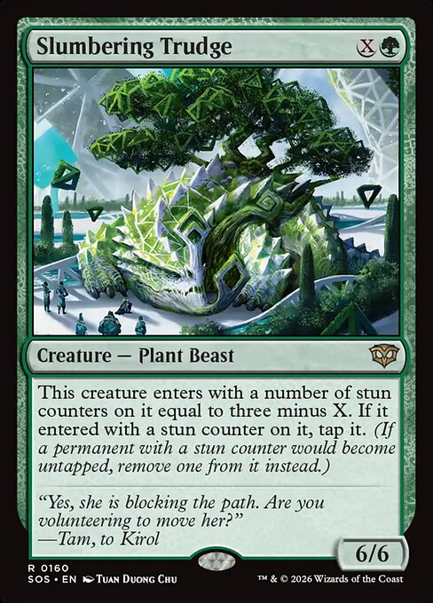Slumbering Trudge Foil (SOS) #160