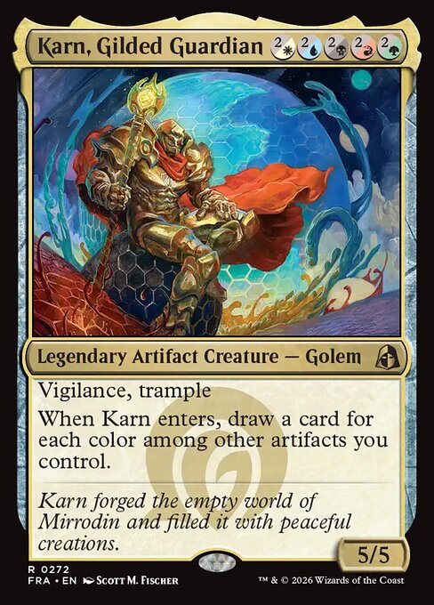 Karn, Gilded Guardian (FRA) 272 - Foil - Near Mint