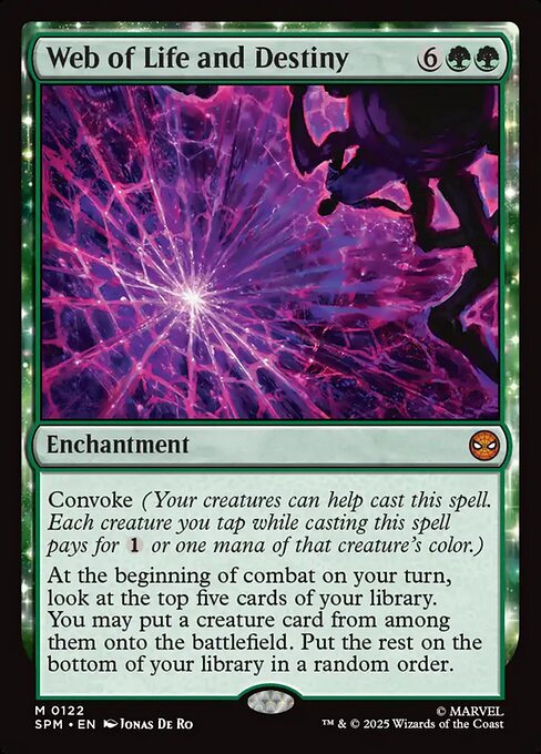 Web of Life and Destiny (SPM) 122 - Foil - Near Mint