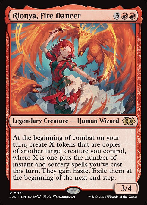 Rionya, Fire Dancer (J25) 75 - Near Mint