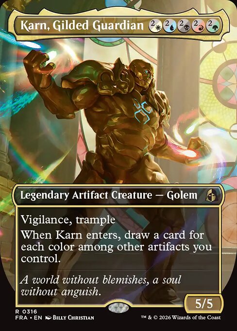 Karn, Gilded Guardian (FRA) 316 - Near Mint