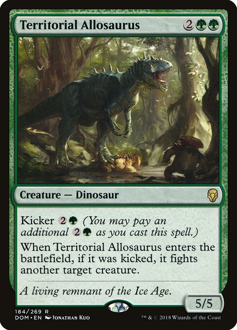 Territorial Allosaurus Foil (DOM) #184