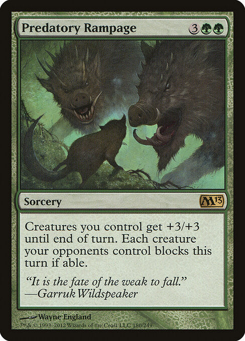 Predatory Rampage (M13) 180 - Near Mint