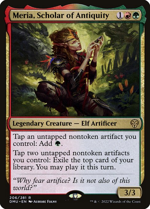 Meria, Scholar of Antiquity (DMU) 206 - Near Mint