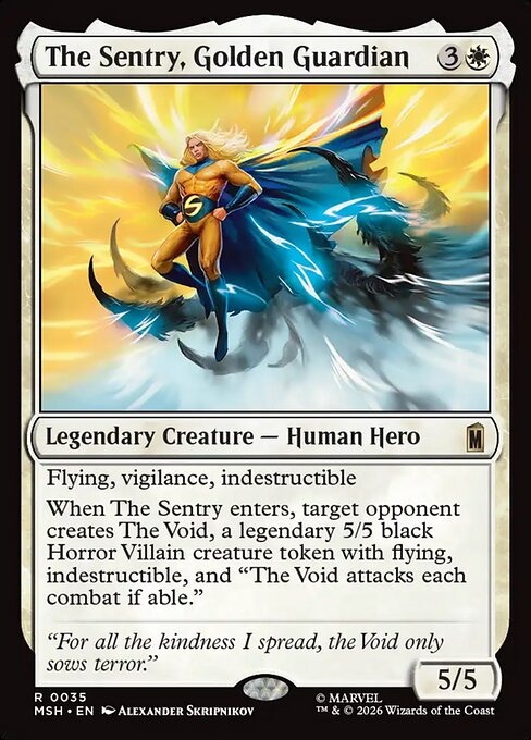 The Sentry, Golden Guardian (MSH) 35 - Near Mint