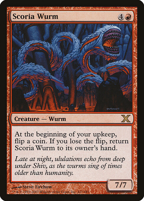 Scoria Wurm (10E) 227 - Near Mint