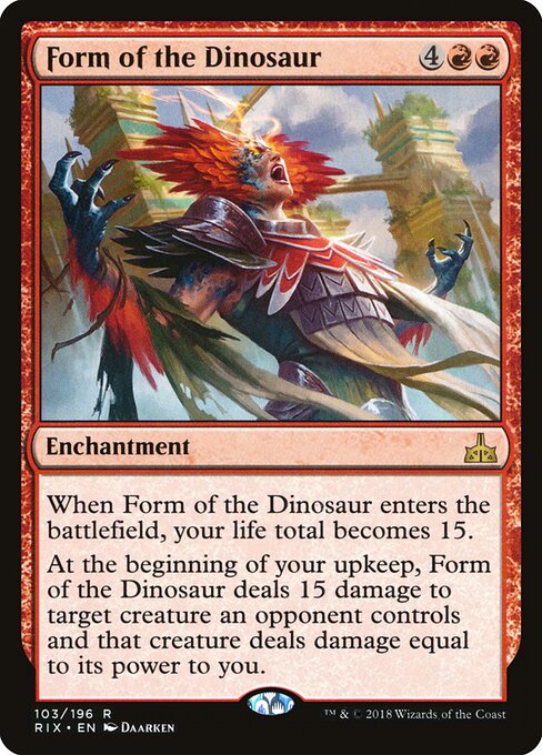Form of the Dinosaur (RIX) 103 - Near Mint