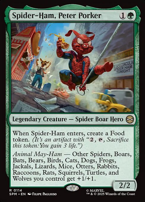 Spider-Ham, Peter Porker (SPM) 114 - Foil - Near Mint