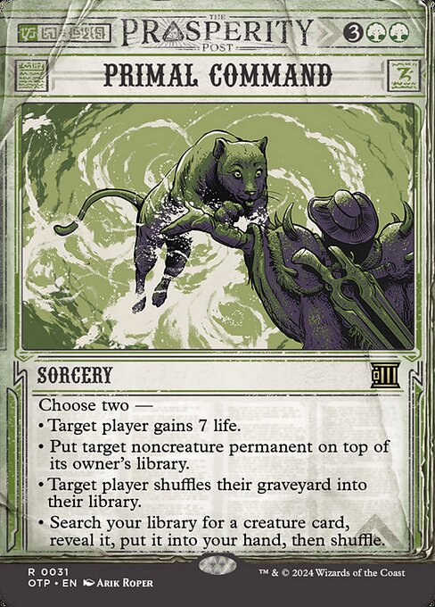 Primal Command (OTP) 31 - Near Mint