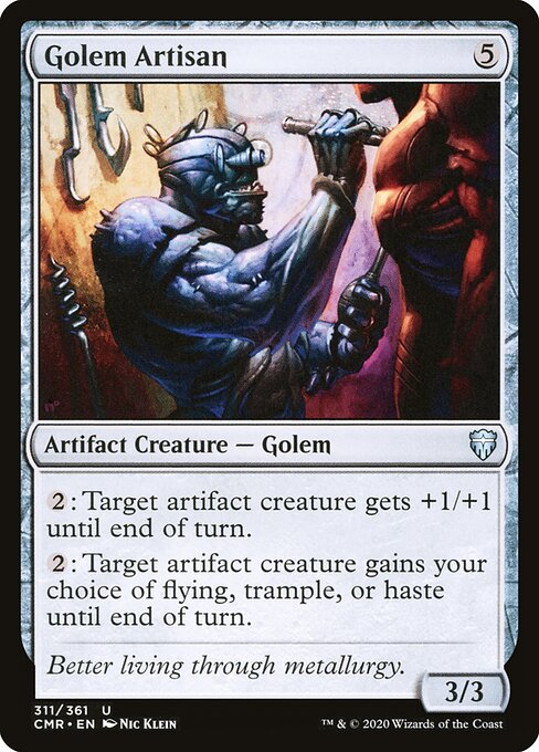Golem Artisan Foil (CMR) #311