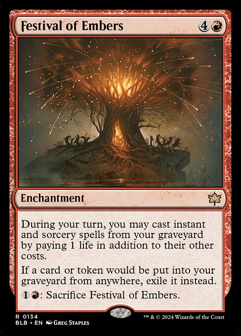 Festival of Embers (BLB) 134 - Near Mint