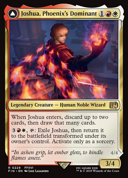 Joshua, Phoenix's Dominant // Phoenix, Warden of Fire (FIN) 229 - Near Mint