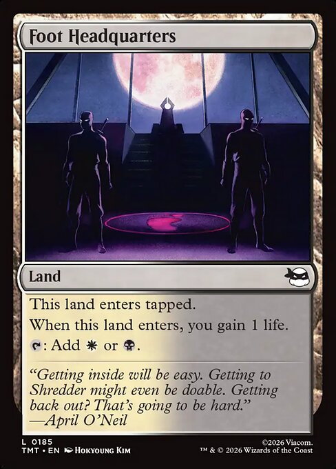 Foot Headquarters (TMT) 185 - Foil - Near Mint