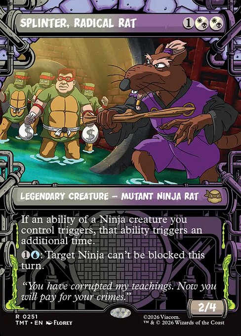 Splinter, Radical Rat (TMT) 251 - Near Mint