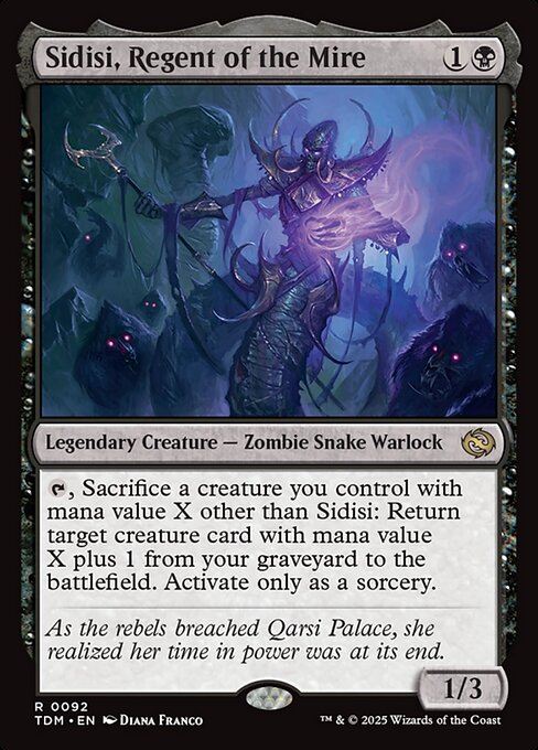 Sidisi, Regent of the Mire (TDM) 92 - Near Mint