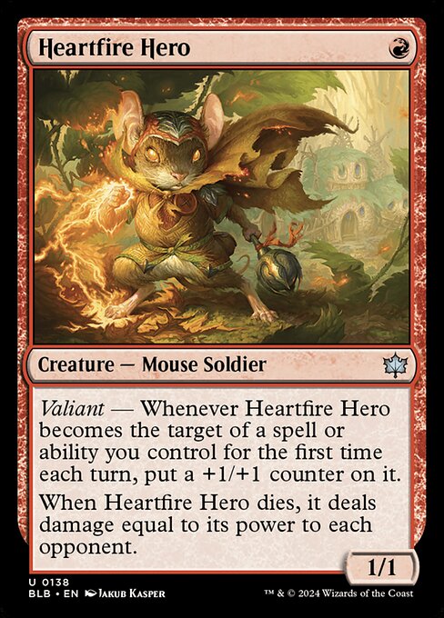 Heartfire Hero (BLB) 138 - Near Mint
