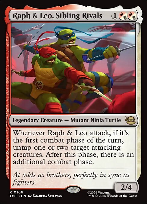 Raph & Leo, Sibling Rivals (TMT) 166 - Near Mint