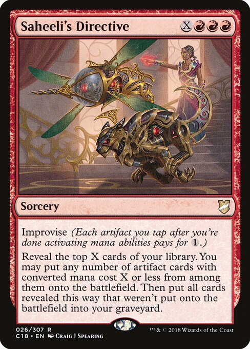 Saheeli's Directive (C18) 26 - Near Mint