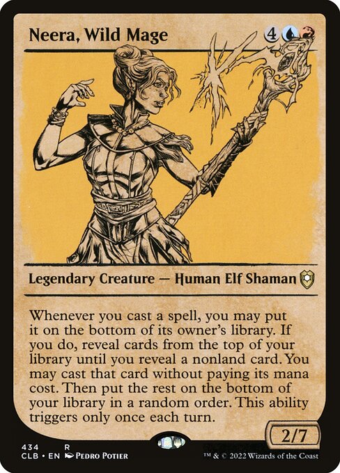 Neera, Wild Mage Foil (CLB) #434