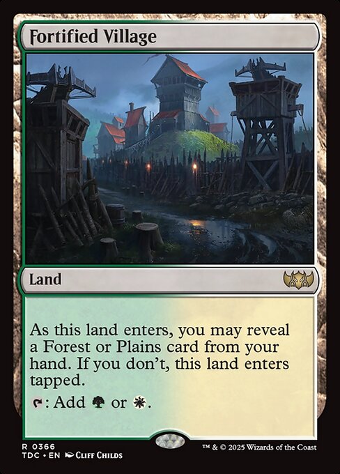 Fortified Village (TDC) 366 - Near Mint
