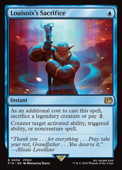 Louisoix's Sacrifice (FIN) 59 - Near Mint