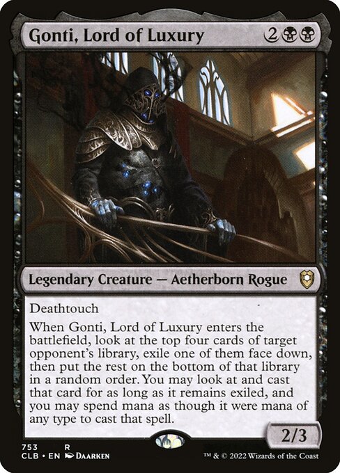 Gonti, Lord of Luxury (CLB) 753 - Near Mint