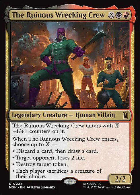 The Ruinous Wrecking Crew Foil (MSH) #224