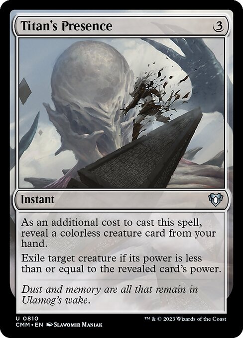 Titan's Presence (CMM) 810 - Near Mint