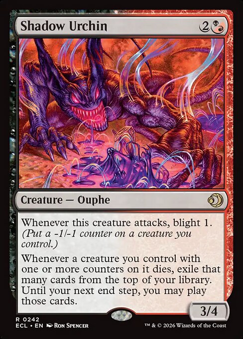 Shadow Urchin (ECL) 242 - Near Mint