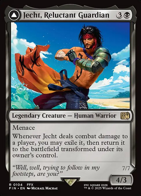 Jecht, Reluctant Guardian // Braska's Final Aeon (FIN) 104 - Near Mint