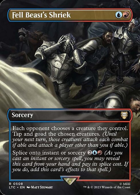 Fell Beast's Shriek Foil (LTC) #508