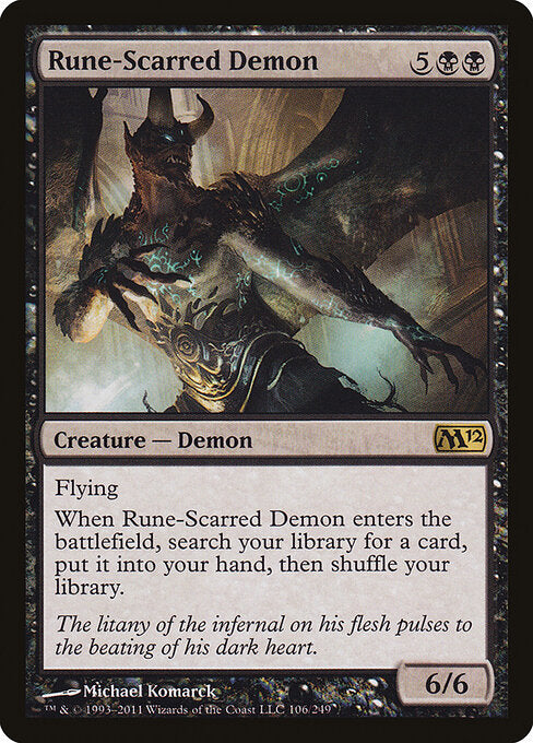 Rune-Scarred Demon (M12) 106 - Near Mint