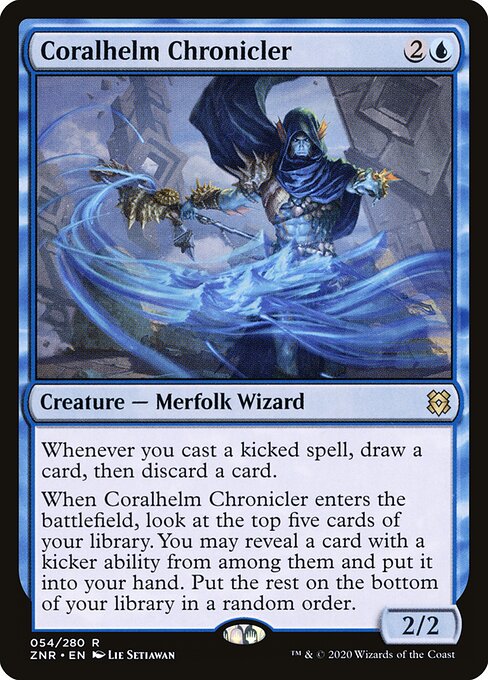 Coralhelm Chronicler Foil (ZNR) #54