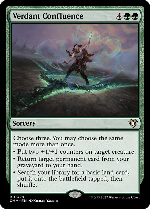 Verdant Confluence Foil (CMM) #329