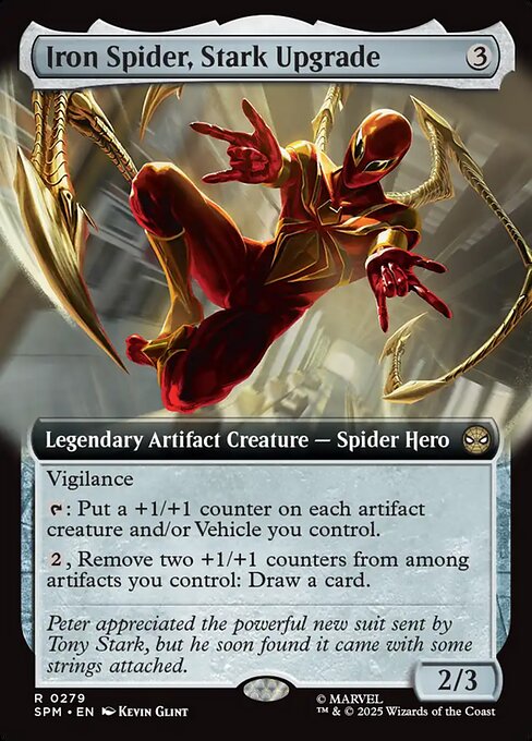 Iron Spider, Stark Upgrade (SPM) 279 - Foil - Near Mint