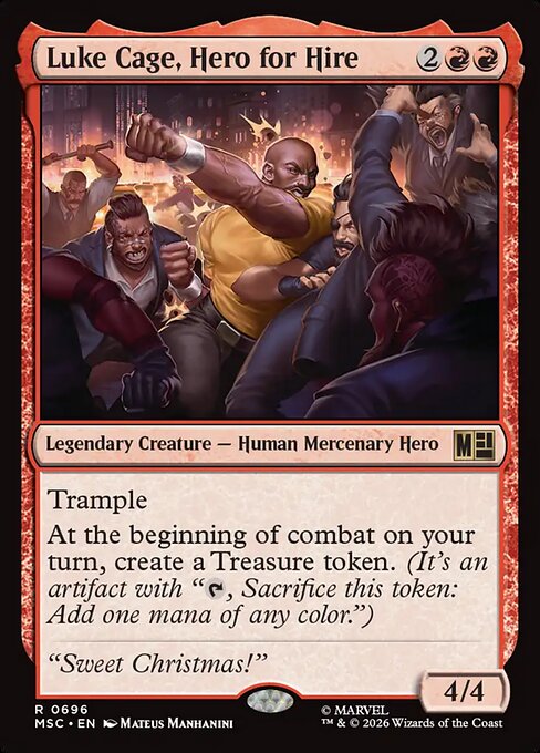 Luke Cage, Hero for Hire (MSC) 696 - Foil - Near Mint