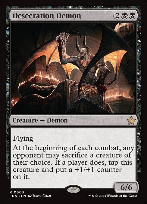 Desecration Demon (FDN) 603 - Near Mint