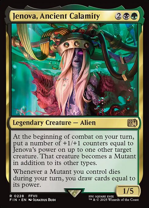 Jenova, Ancient Calamity (FIN) 228 - Foil - Near Mint