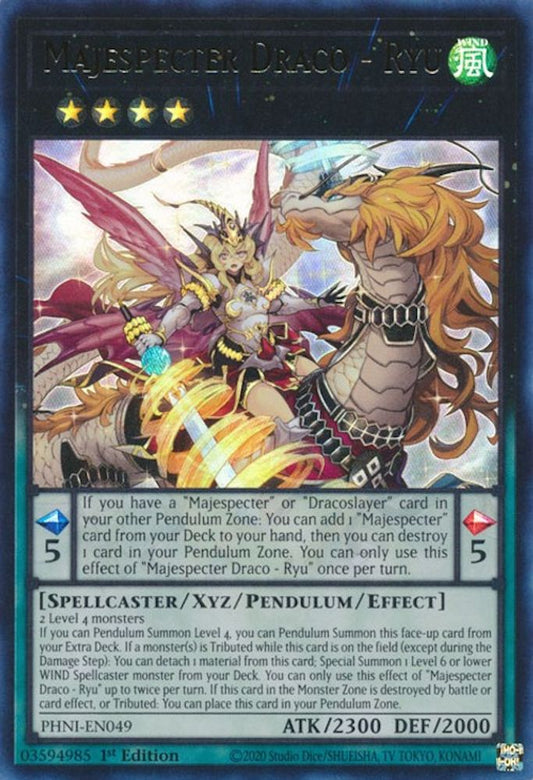 Majespecter Draco - Ryu [Ultra Rare] PHNI-EN049 Near Mint