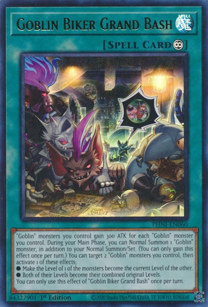 Goblin Biker Grand Bash [Ultra Rare] PHNI-EN060 Near Mint