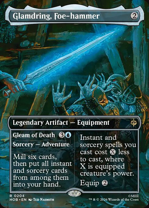 Glamdring, Foe-hammer // Gleam of Death (HOB) 204 - Near Mint