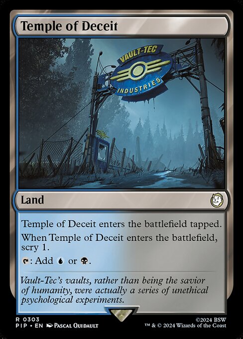 Temple of Deceit (PIP) 303 - Near Mint