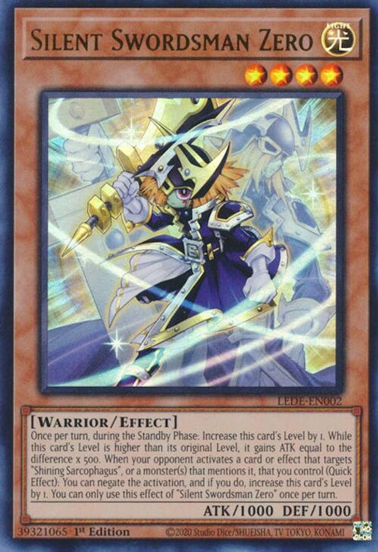 Silent Swordsman Zero [Ultra Rare] LEDE-EN002 Near Mint