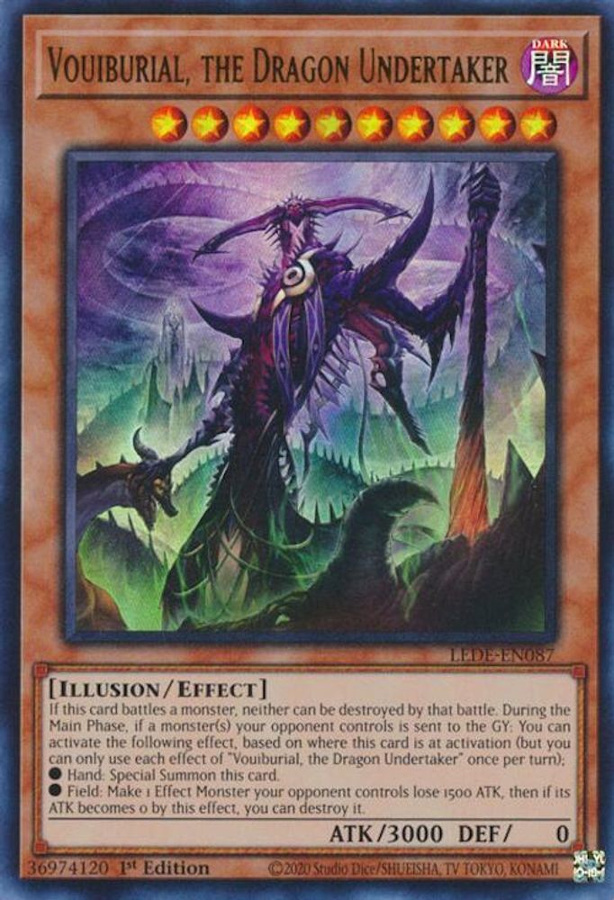 Vouiburial, the Dragon Undertaker [Ultra Rare] LEDE-EN087 Near Mint