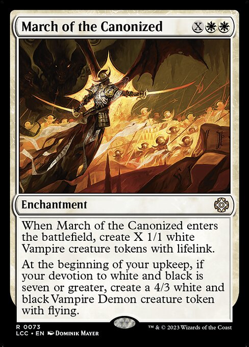 March of the Canonized (LCC) 73 - Near Mint