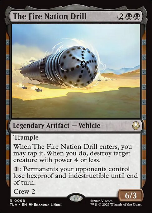 The Fire Nation Drill (TLA) 98 - Near Mint
