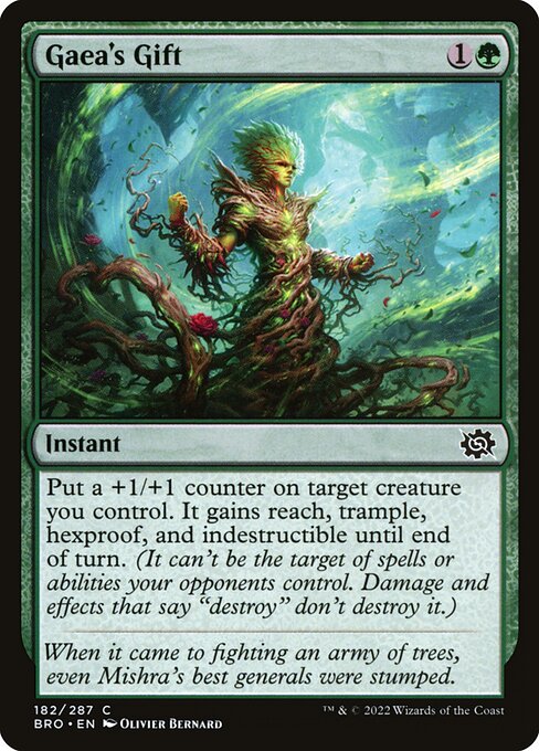 Gaea's Gift (BRO) 182 - Near Mint