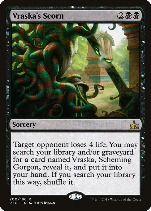 Vraska's Scorn (RIX) 200 - Near Mint