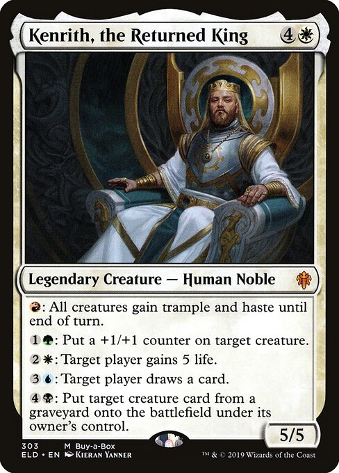Kenrith, the Returned King Foil (ELD) #303